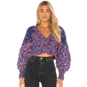 NWT For Love and Lemons Lydia Cadigan‎ in Sapphire Blue $172